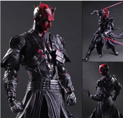 26 см PlayArts KAI Star Wars Darth Maul storm ПВХ фигурка модель игрушки подарки коллекция детские