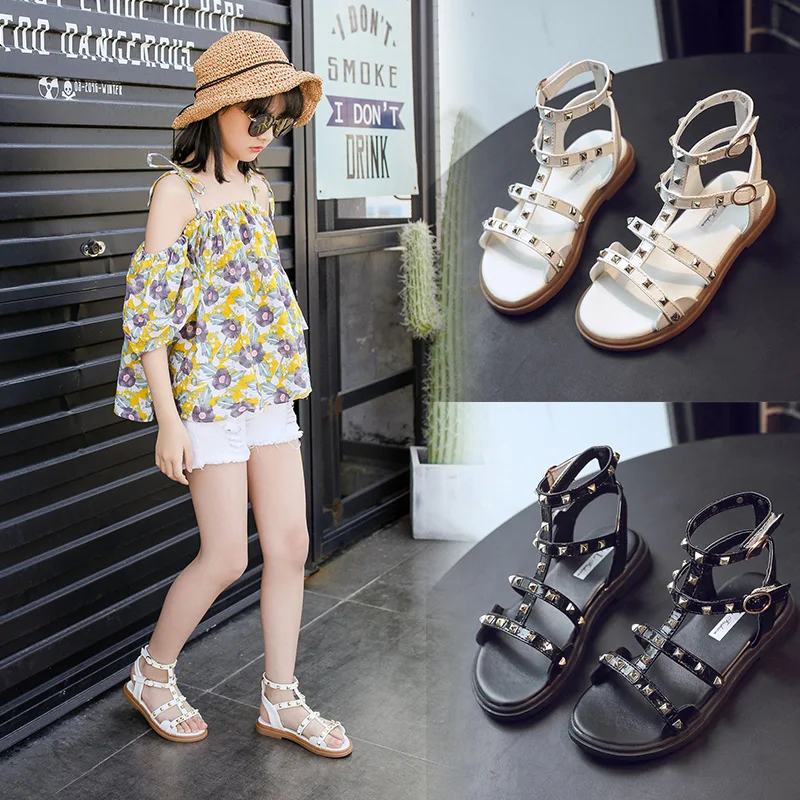 Сандалии для девочек Новинка 2019 года летняя модная детская танцевальная обувь