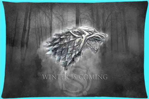 LU Rectangle Zippered Classic Fashion Custom Pillow Cover Game of Thrones Logo Two-sided Prints Durable Case | Дом и сад