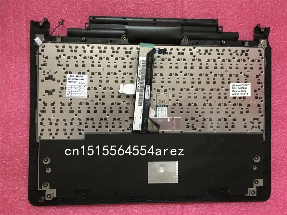 Новый оригинальный ноутбук lenovo THINKPAD HELIX Тип 3XXX Упор для рук клавиатура Швейцария