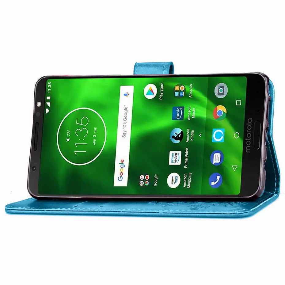 3D Emboss PU Leather Case For Motorola MOTO E6 G6 G6Plus G6Play Flip Wallet Plus Play Phone | Мобильные телефоны и