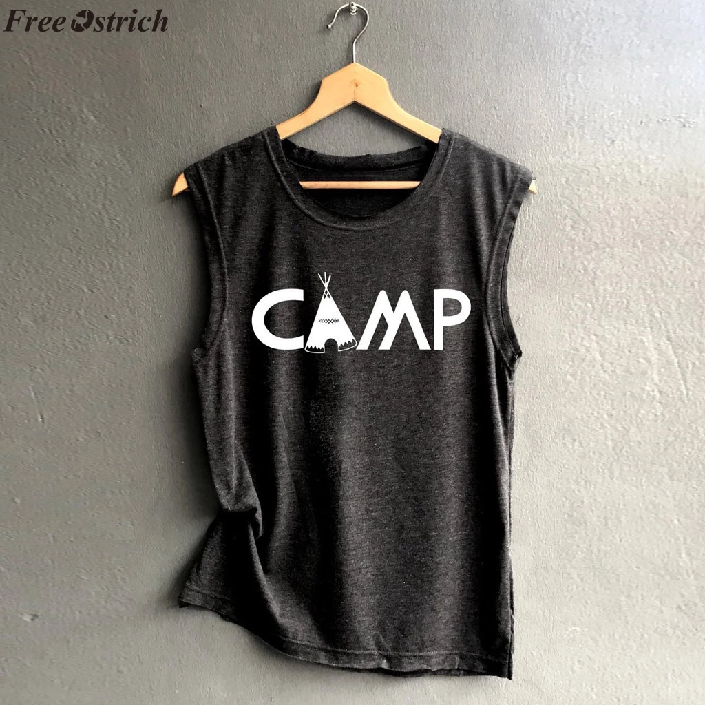 Бесплатная Страусиная Женская майка без рукавов с круглым вырезом свободные