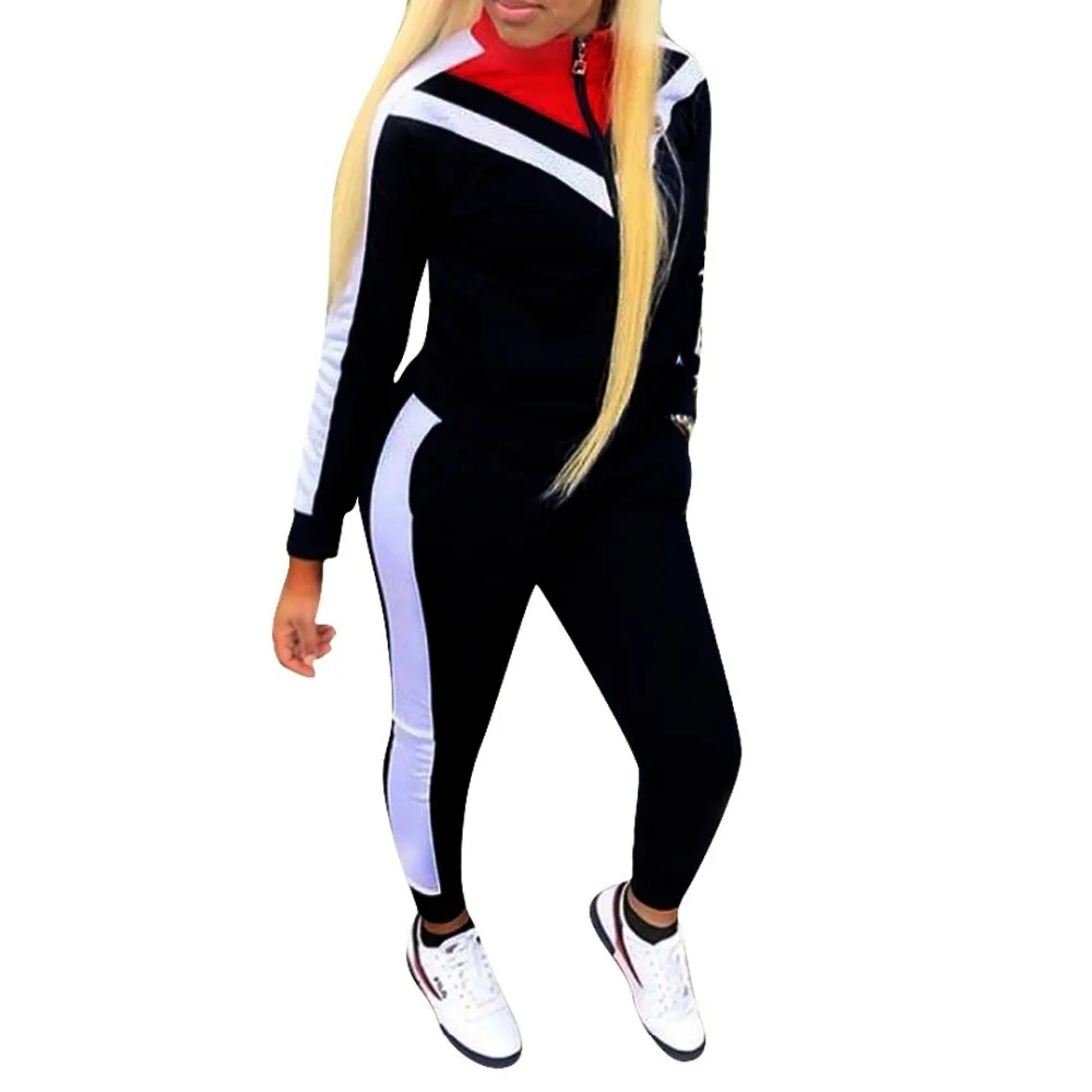 Женский комбинезон в полоску Joiekuno Длинный Облегающий комплект из 2 предметов с