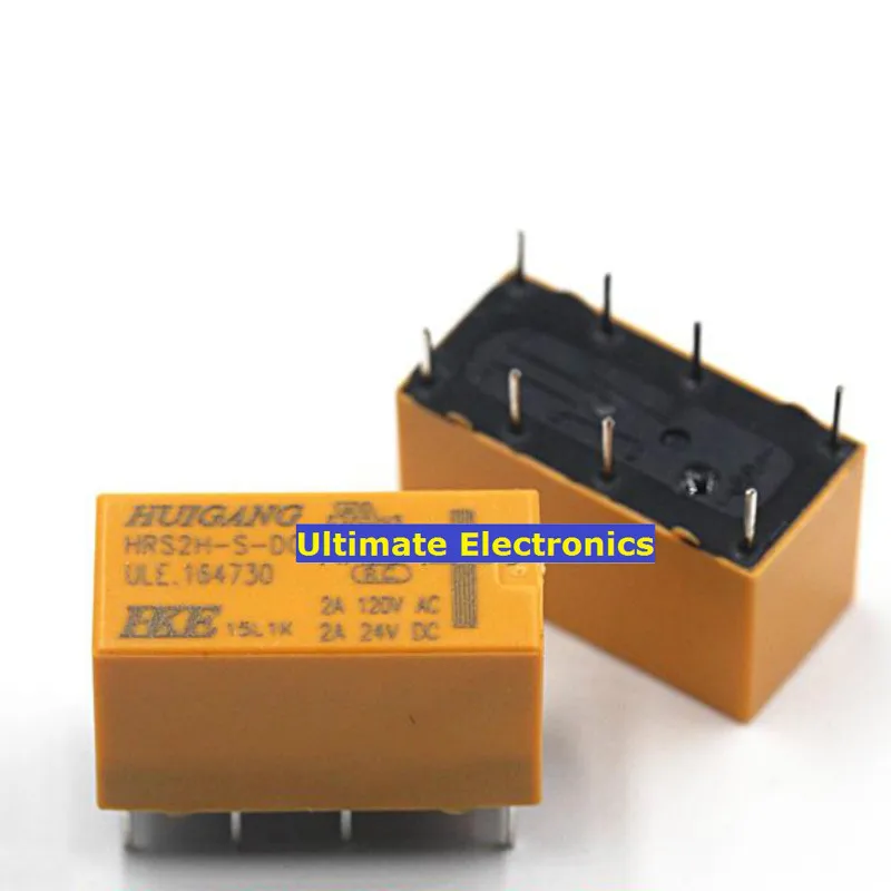 10 шт. HRS2H-S-DC5V-N 5V 8-pin 2A 4078 Сигнальное реле | Электронные компоненты и принадлежности