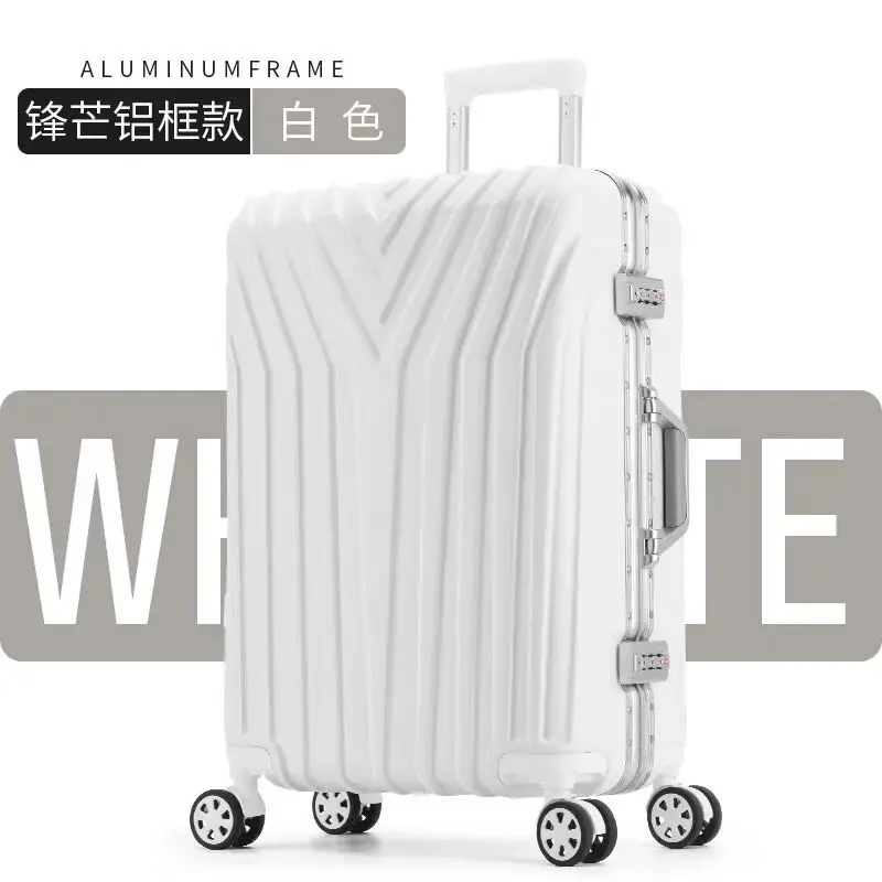 Aluminum frame 20''22''24''26''29'' алюминиевая рама на колесиках, чемодан на колесиках, чемоданы на колесиках, maleta valise cabine koffer, коробка на колесиках - Цвет: Aluminum frame