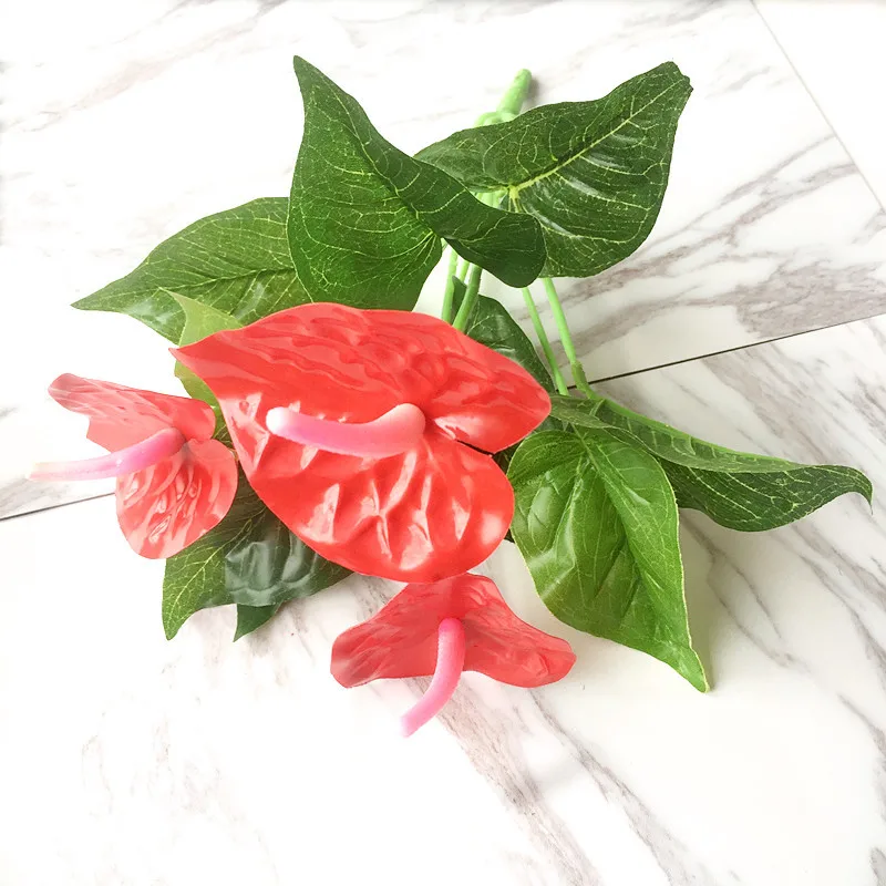 Абрикос антуриум имитация искусственного цветка орхидеи искусственные цветы