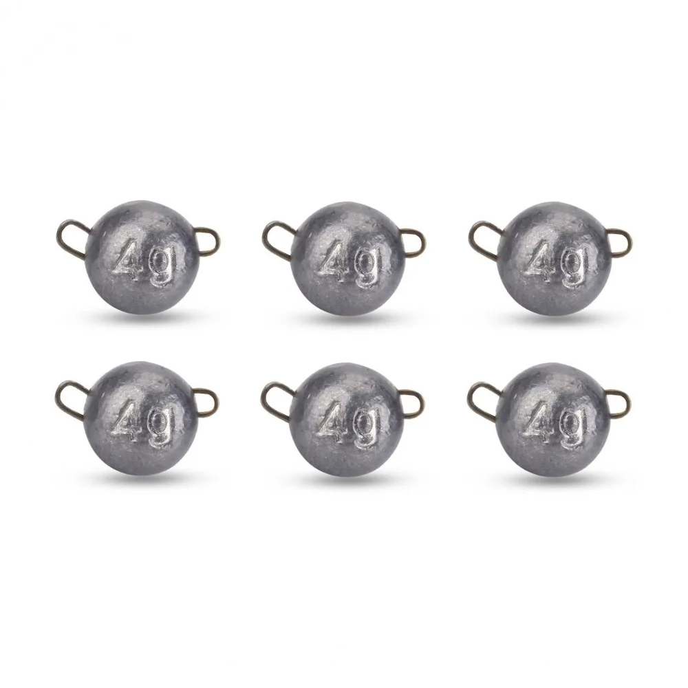 26 шт./кор. рыболовный грузик из свинца весов мяч Форма Quick Release Шот кривошипно крюк