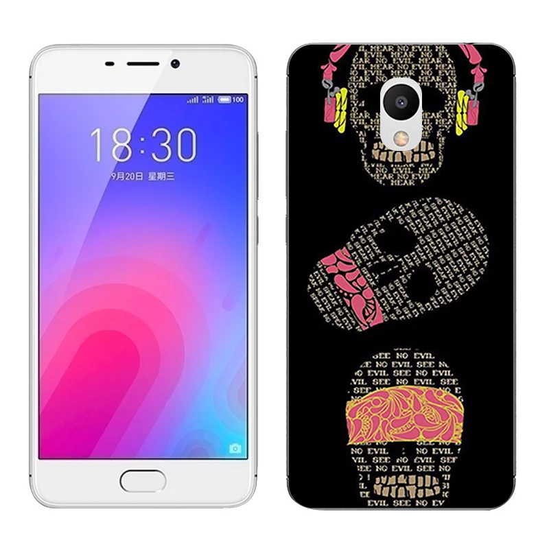 Мягкий ТПУ 5 2 &quotдля Meizu M6 Mini силиконовый чехол для телефона с изображением