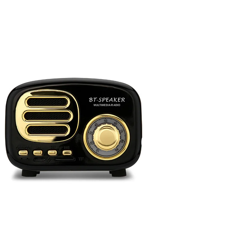 Беспроводная Bluetooth Колонка FooHee радио в стиле ретро поддержка TF карты