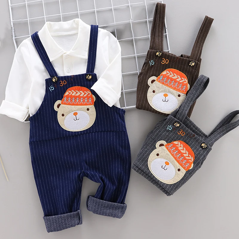 Mayfair Cabin Autmn newborn baby Boys clothes sets T-shirt + pants Children girls outside wear sports 2PCS suit clothing 0-4Y | Детская