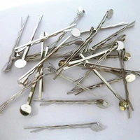 100 hair clips base barrette finding 5cm long