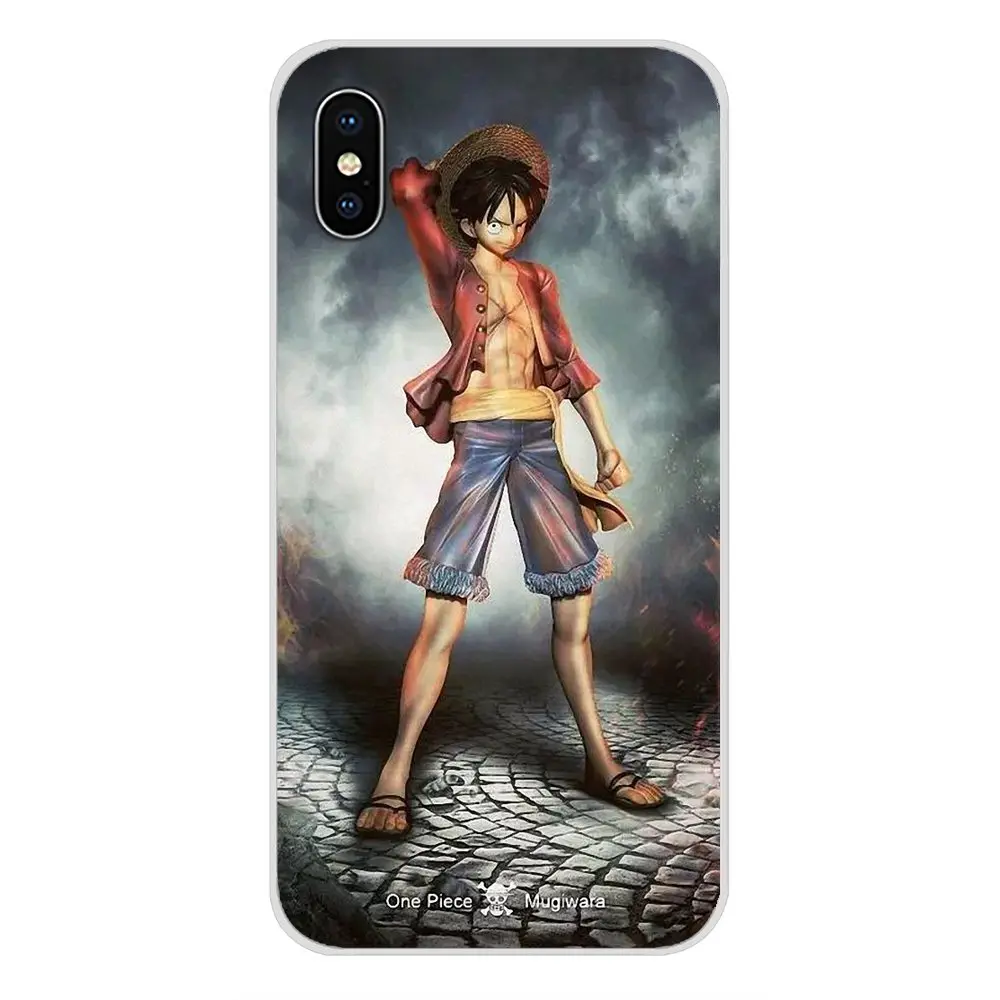 Для Samsung A10 A30 A40 A50 A60 A70 Galaxy S2 Note 2 3 Grand Core Prime Hot anime one piece Straw hat boy прозрачный мягкий