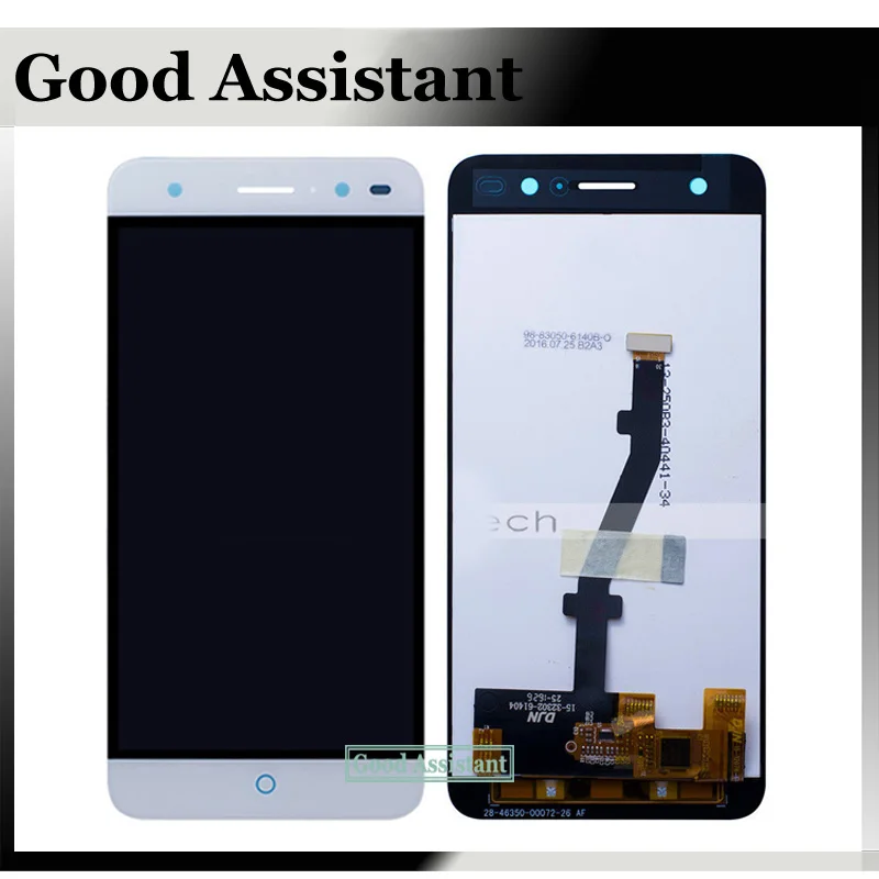 100% тестирование высокое качество 5 0 ''черный/белый/золотой для ZTE blade v6 плюс