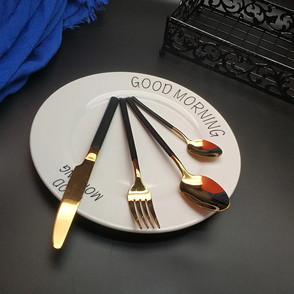 4 шт. столовые приборы из нержавеющей стали|Столовые сервизы| |