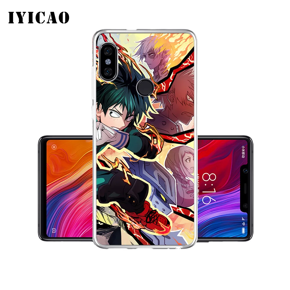 IYICAO аниме My Hero Academia Мягкий силиконовый чехол для телефона Xiaomi Redmi 4A 5A 6A Note 7 6 5 Pro Plus