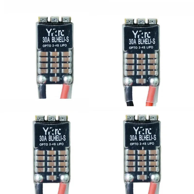 4 шт. YRRC 30A 2 4S blheli _ S DSHOT600 бесколлекторный OPTO ESC для радиоуправляемого дрона FPV Racing