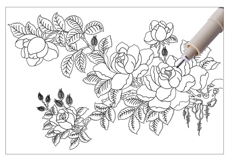 6 шт./лот набор ручек Pigma Sakura Micron водонепроницаемый маркер с тонкой подводкой