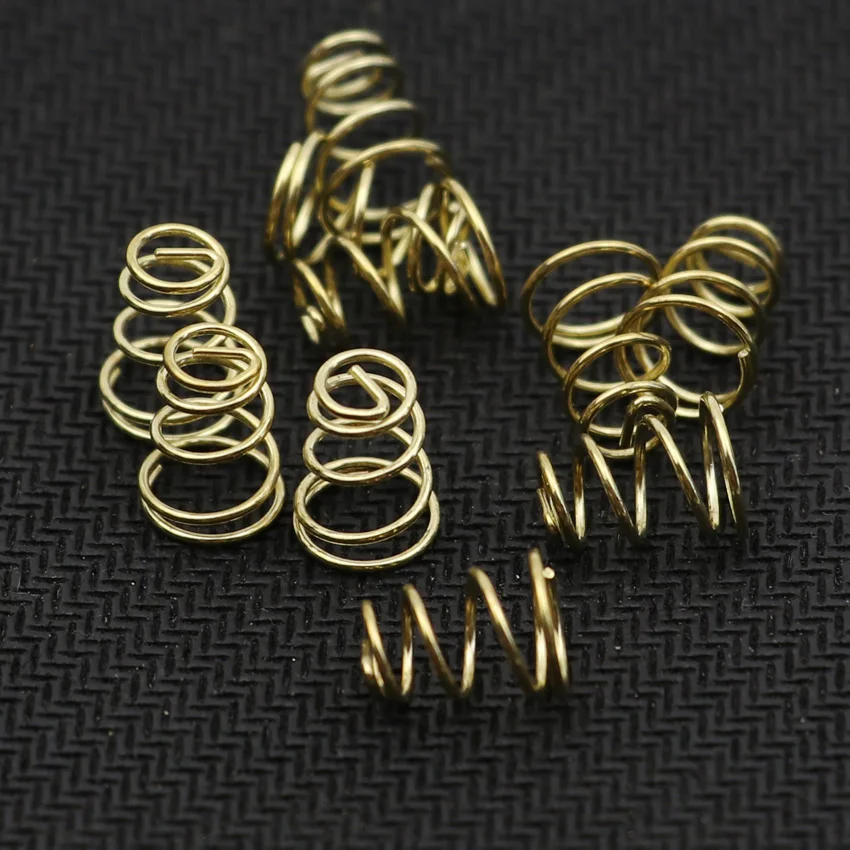 10 шт. позолоченная пружина для фонарь одного фонарика | Лампы и освещение