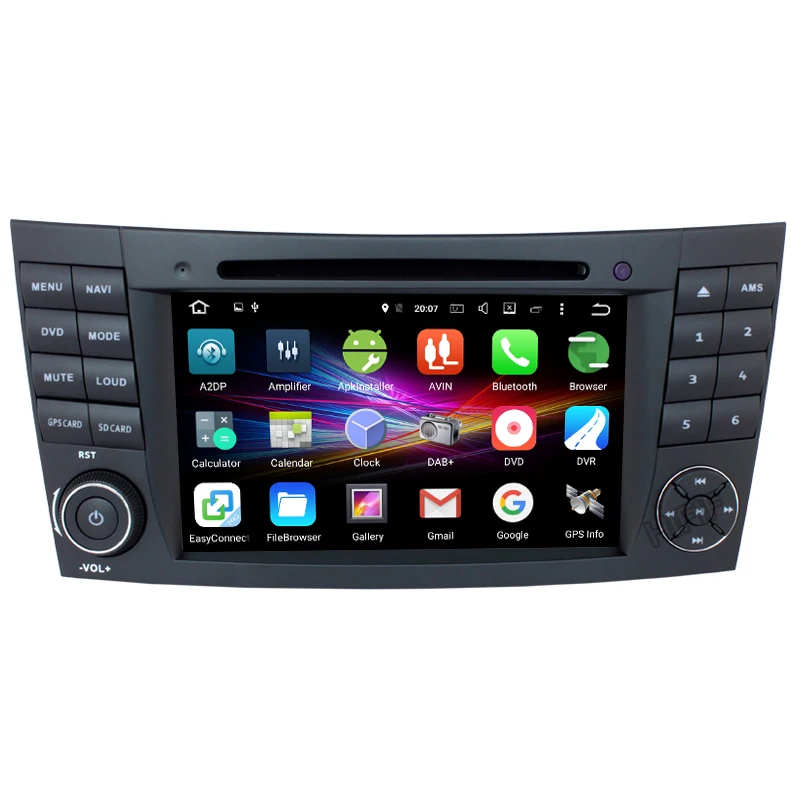 Автомобильный DVD плеер с GPS для Mercedes Benz W211 E Class W219 CLS E220 Android 7 1 Радио BT 2 Гб ОЗУ + 16 ПЗУ