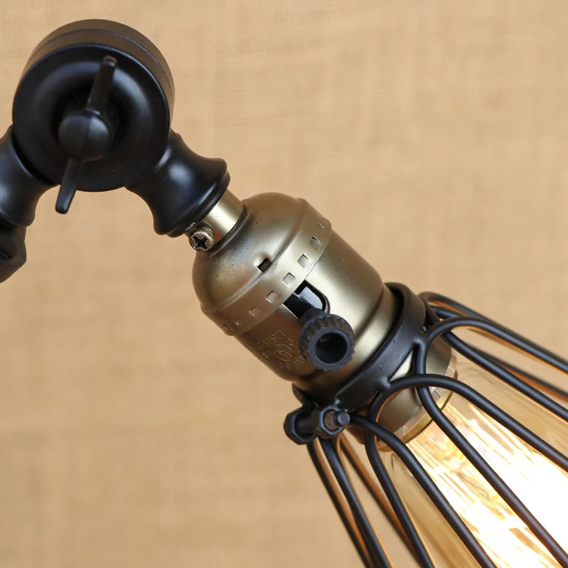 Современная настольная лампа в стиле лофт светодиодная/лампа Эдисона