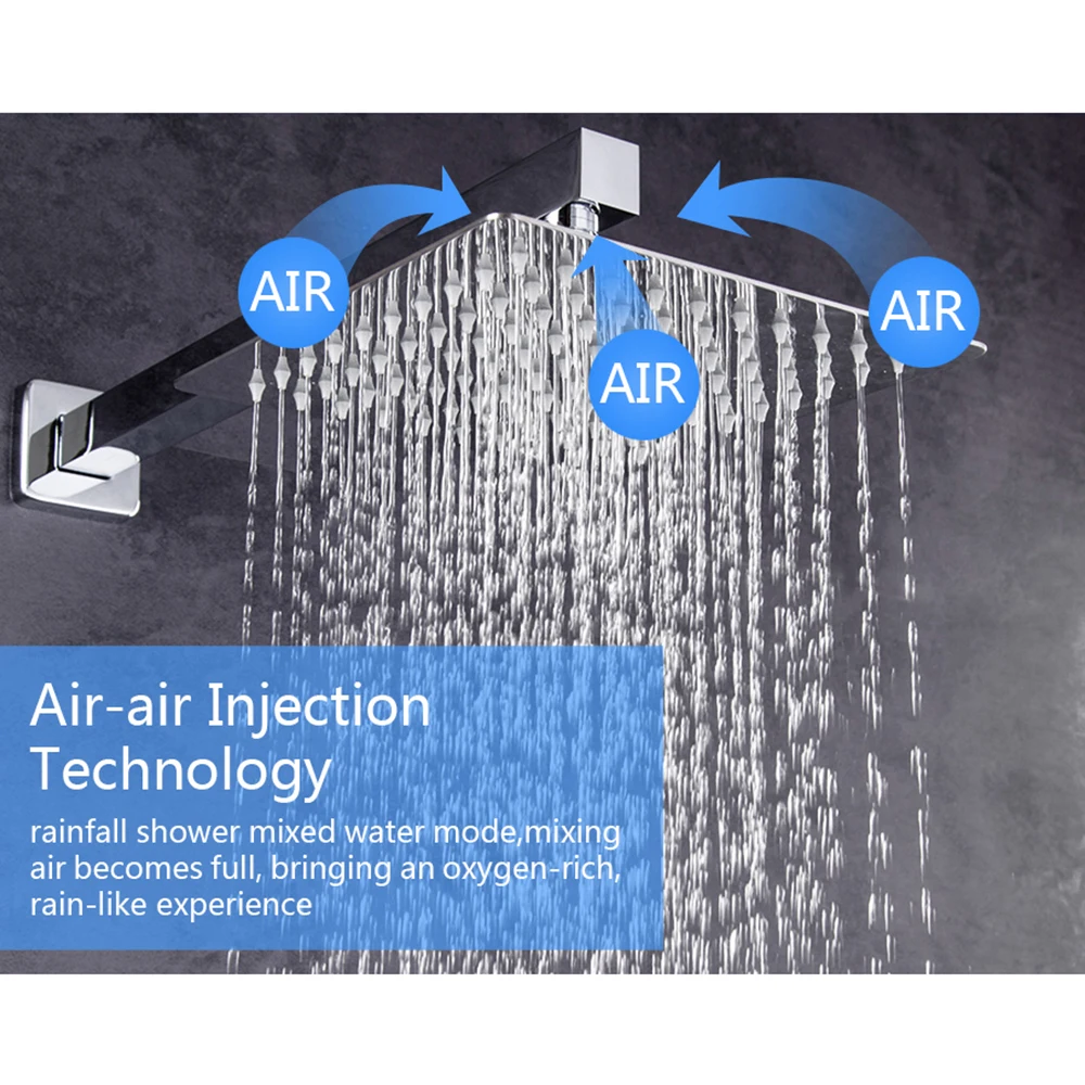 CUPC 2 Way Ванная комната смеситель для душа в стену душевой кран Системы водопад