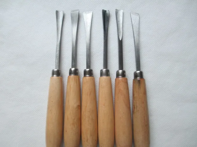 Fixmee Wood Carvers базовый набор инструментов с прямыми ручками-6 шт. Новинка |