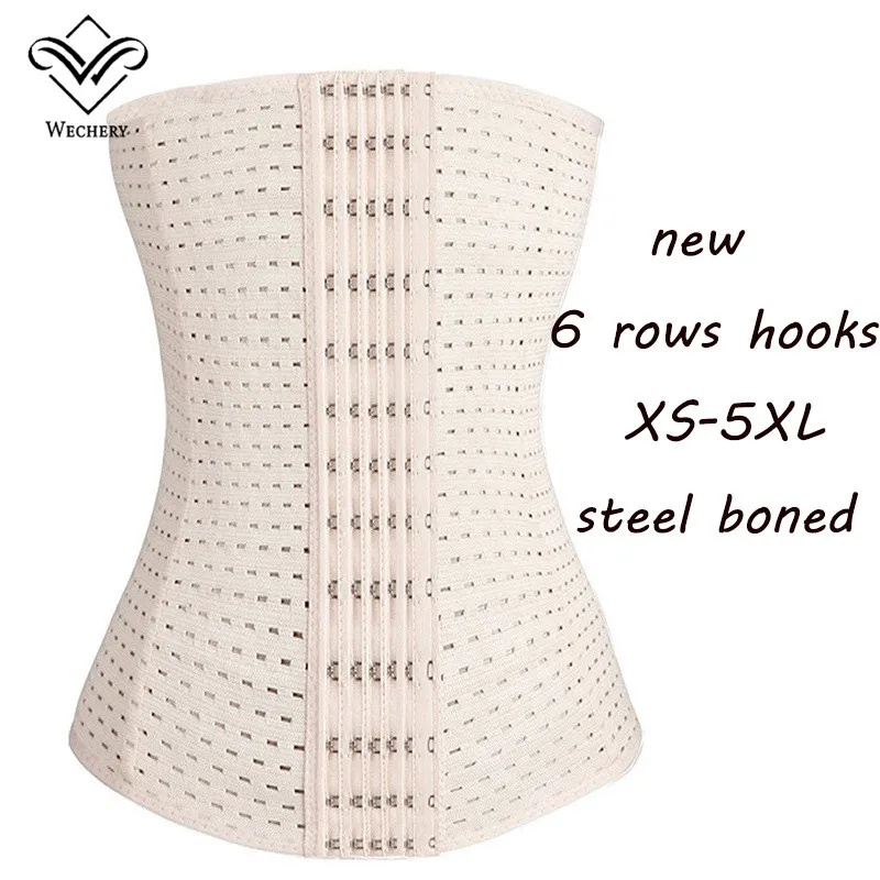 

Wechery Plus Size Corselet Corsets and Bustiers Slimming Steel Boned Underbust Corset Sexy Lingerie Corsage Korsett XS-5XL