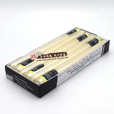 ivory 2*25 см, 12 см, шт./кор. палка длинное лампы в форме свечи золотого, серебряного цвета Свеча светильник ужин свадьба - Цвет: ivory