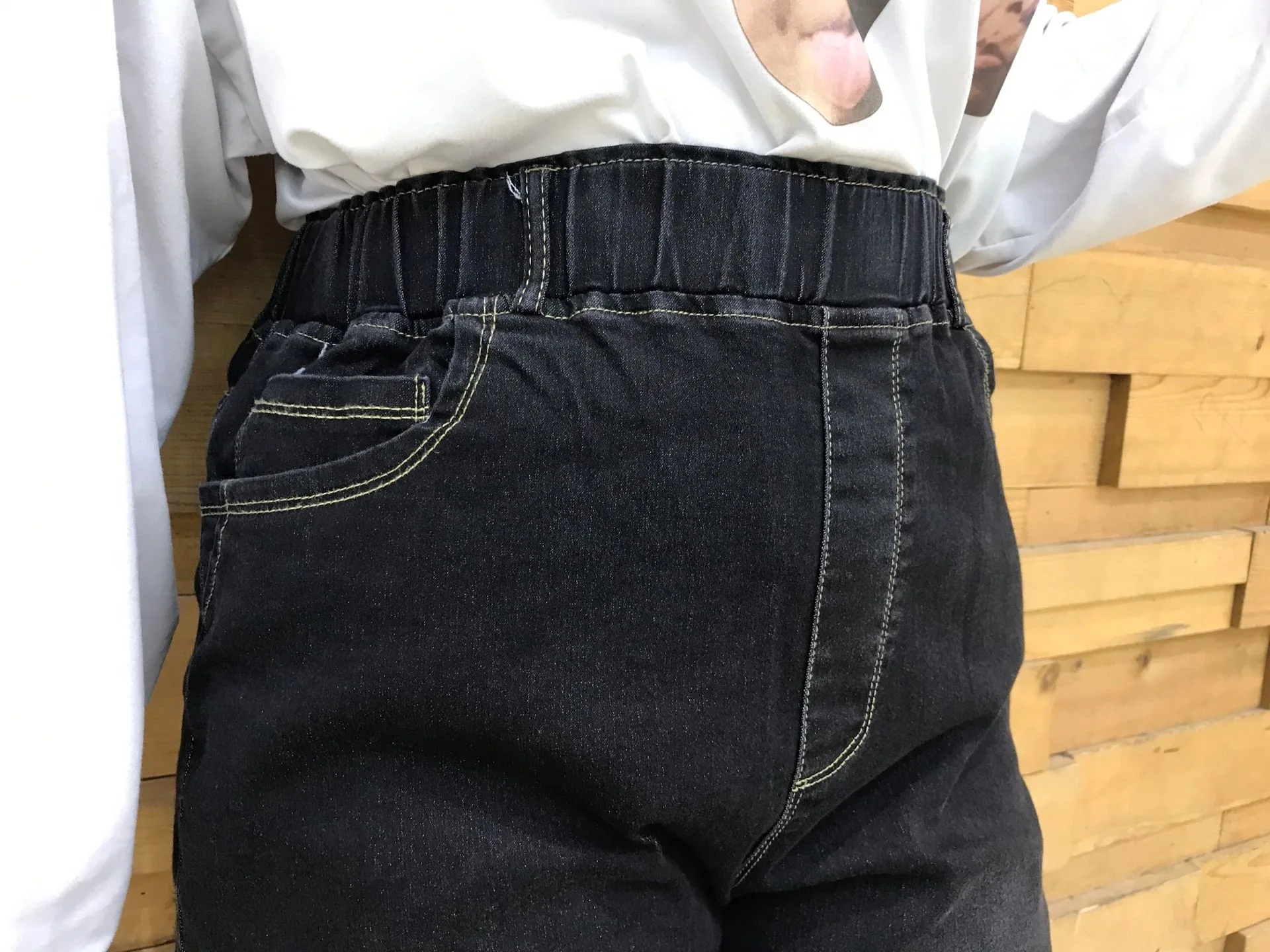TUHAO женские джинсы с высокой талией 9XL 8XL 7X 6XL размера плюс брюки офисные повседневные женские штаны джинсовые штаны-карандаш 5XL LZ63