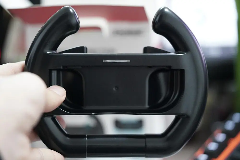 Настенный переключатель рулевого колеса Upgrate светодиодный индикатор Joy-con гоночная Ручка Рукоятка для Nintendo doswitch Joycon аксессуары 2 шт