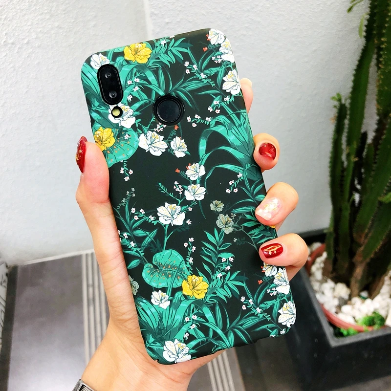 Чехол с рельефным цветком для Huawei Mate 20 P20 Pro Lite Nova 3i светящийся матовый чехол huawei