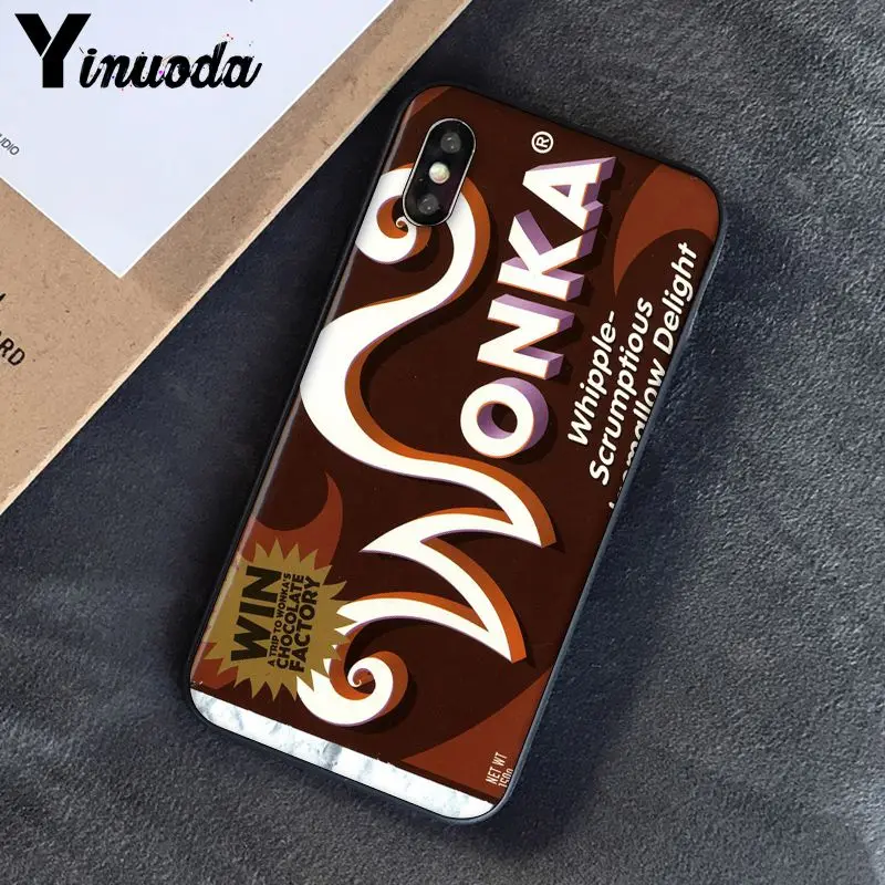Yinuoda alenka bar wonka chocolate DIY роскошный высококачественный защитный чехол для телефона