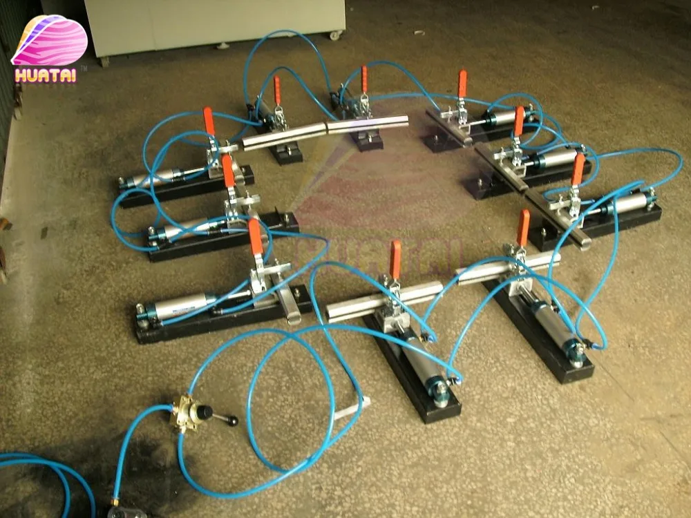 Пневматические зажимы для растяжки экрана устройство хорошее качество