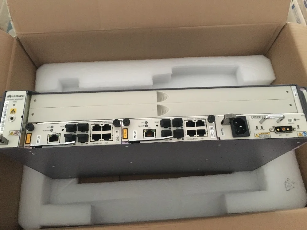 Новинка оригинальное оборудование HW MA5608T GPON OLT Оптический линейный терминал 1GE