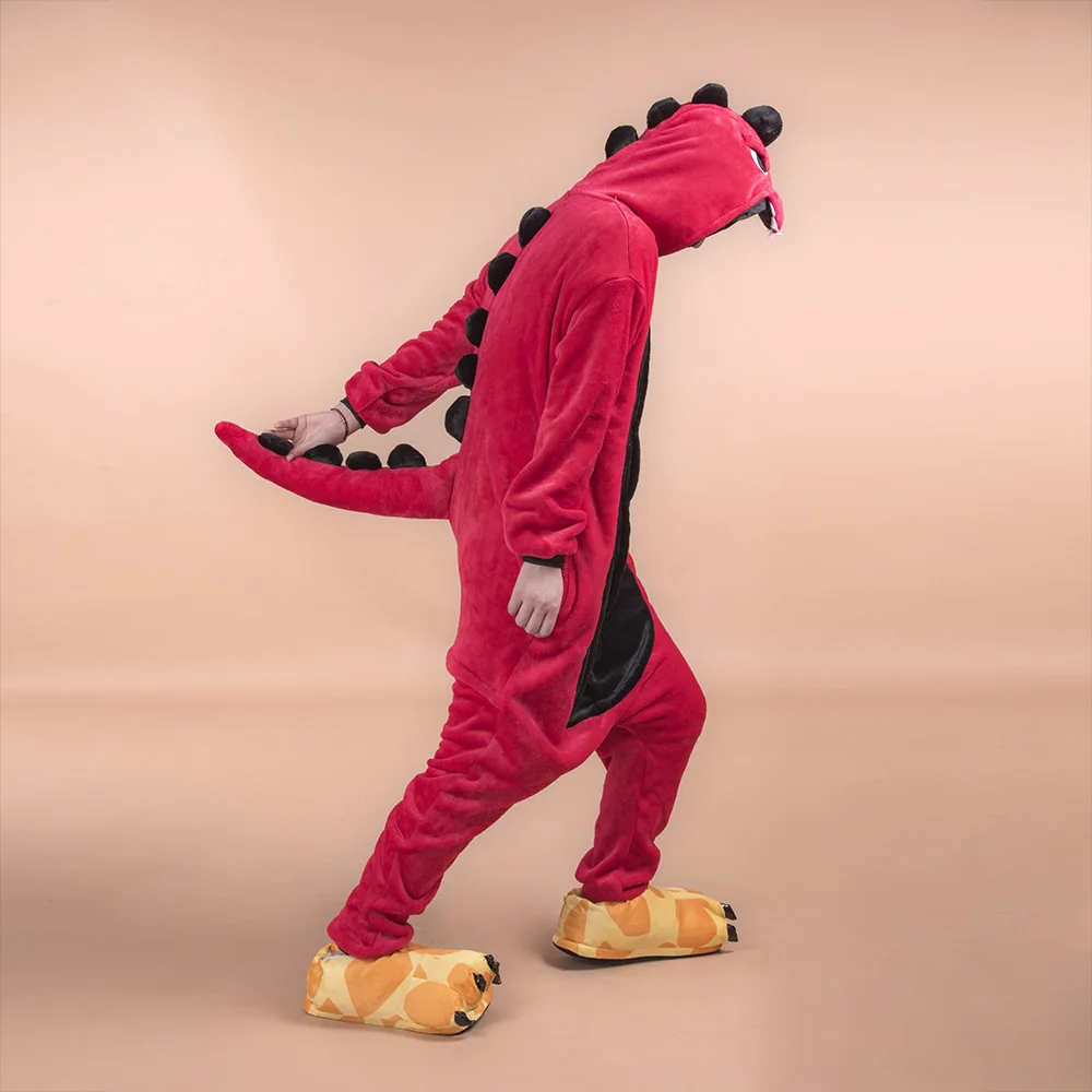 

Adult Dinosaur Pajamas Set Onesie Women Pyjamas Pijama Winter Animal Sleepwear Onepiece Onesies For Adults 2019