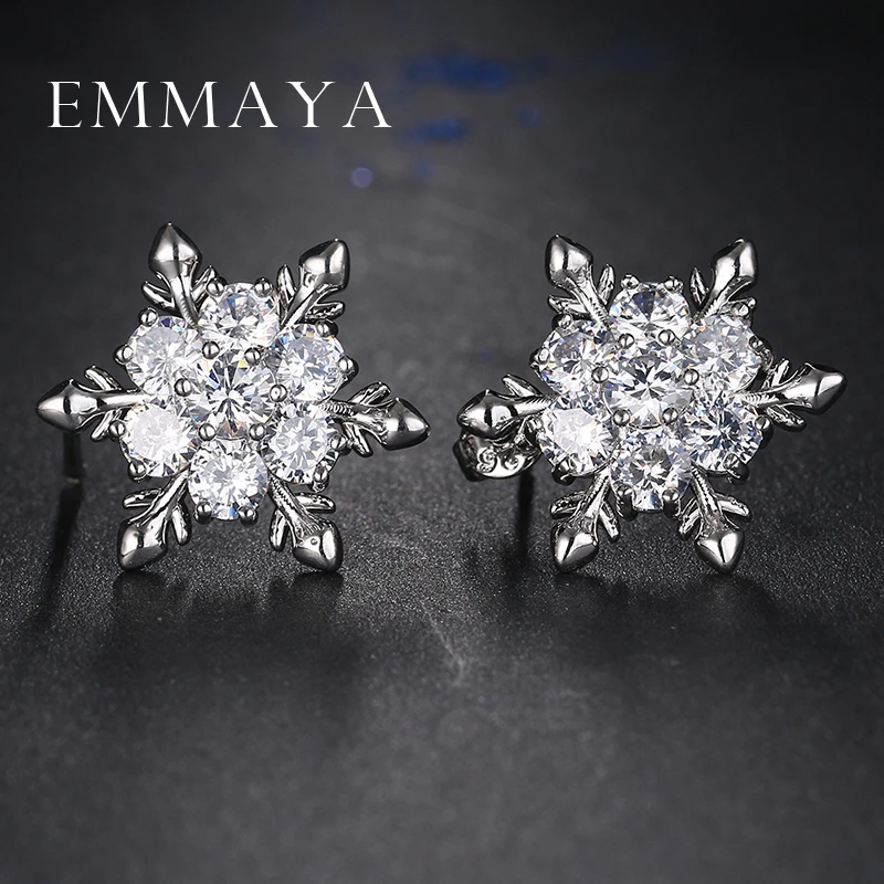 Женские серьги гвоздики с кристаллами Emmaya 2017|fashion stud earrings|stud earringsstud earrings for women |
