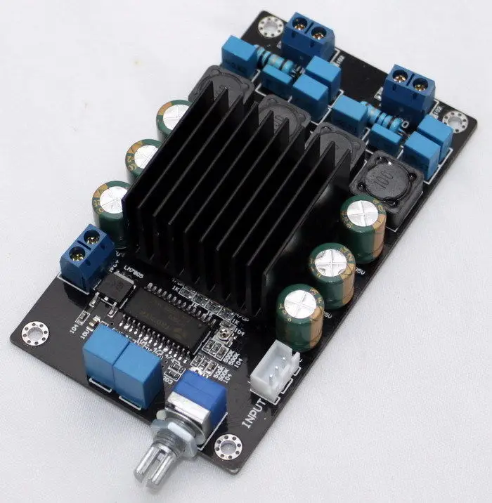 STA508 amplifier board 2.0 channel class D TC2000 80W + for car with Potentiometer better TA2024 TA2020 dc 24v | Электронные