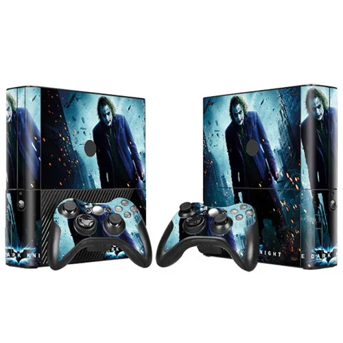 0297 DC Джокер Бэтмен и Супермен пленка Стикеры наклейка для Xbox 360 E консоль и контроллеры Скины Стикеры s для Xbox360 E винил - Цвет: 0297