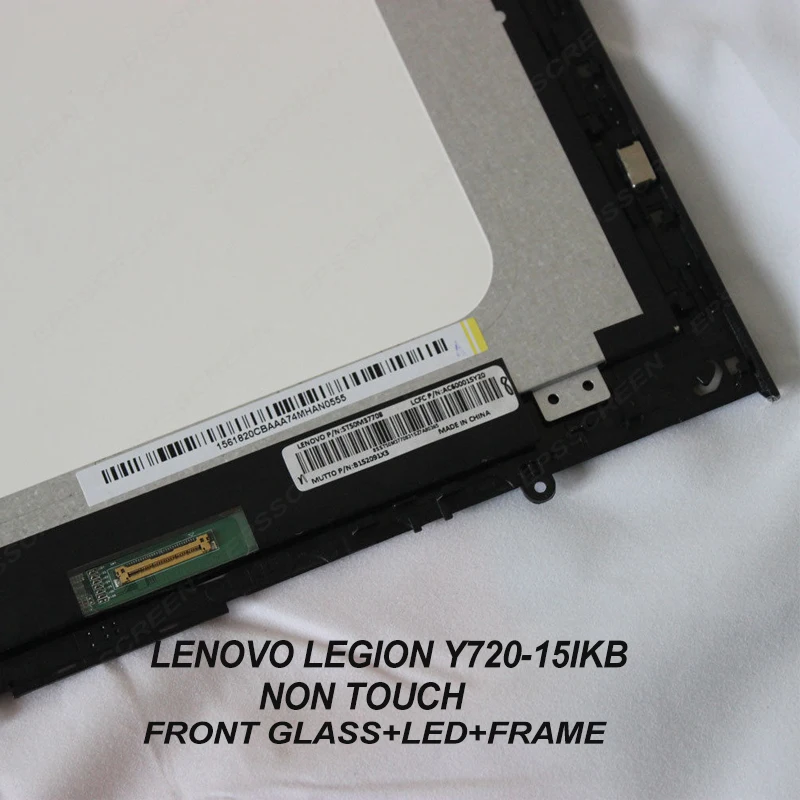 Замена для lenovo LEGION Y720-15IKB 80VR ЖК-экран+ Переднее стекло NON TOUCH 5D10N47616 ips дисплей FHD панель 30 pin матрица