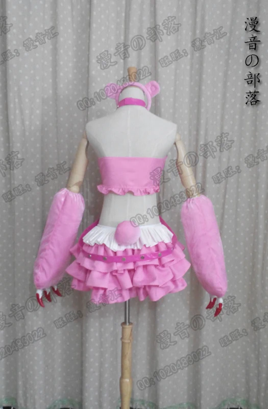 Супер SONICO GRG гоночный королевский род Мрачный Медведь Косплей Костюм с носками 11 |