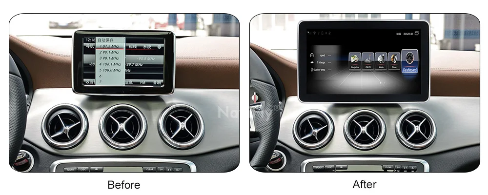 NaviFly 9 дюймов 4G LTE автомобильный мультимедийный плеер для Mercedes Benz CLA W176 2013- NTG 4,5/NTG 5,0 Android 7,1 3 ГБ+ 32 Гб 4 ядра