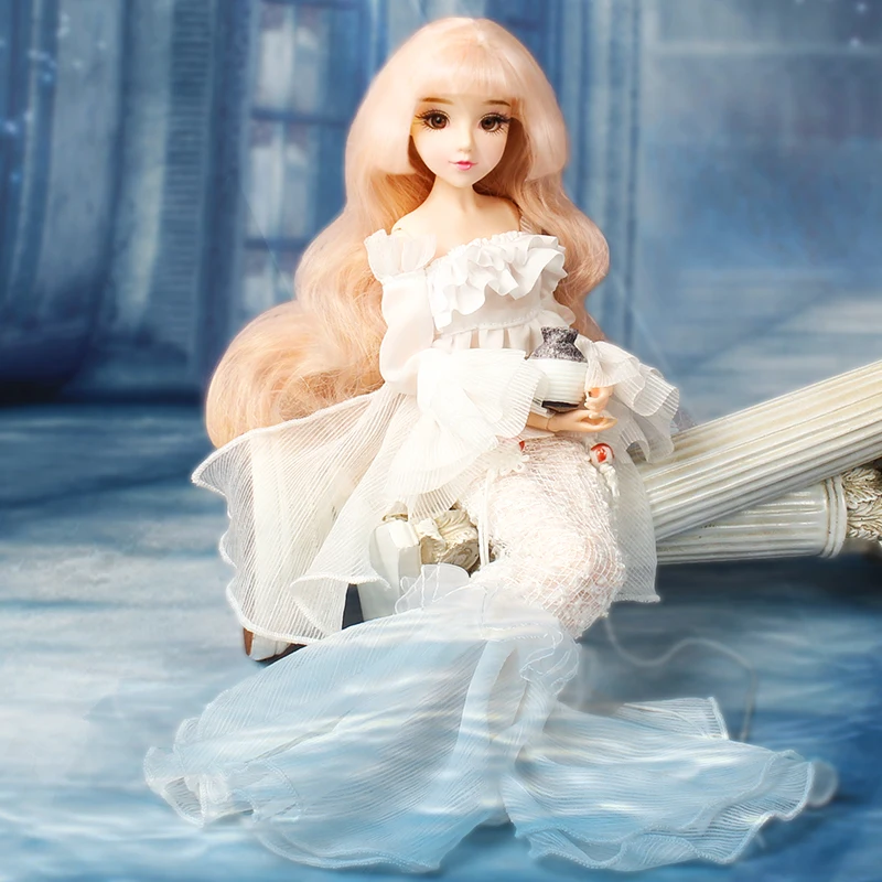 DBS MMG сказка мечты BJD 12 созвездий рыбы с белым кружевом наряд обувь Подставка