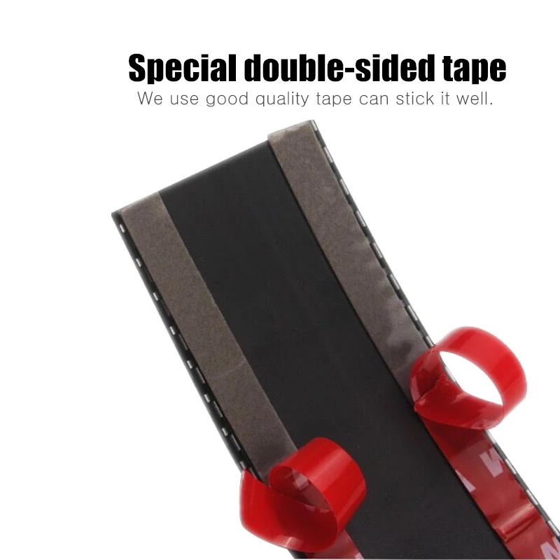 Carcardo 3D карбоновое волокно протектор полоска для автомобильного бампера порога