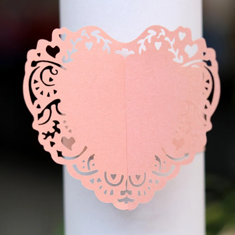 50/упаковка украшение для свадебного стола жемчужное бумажное полотенце с