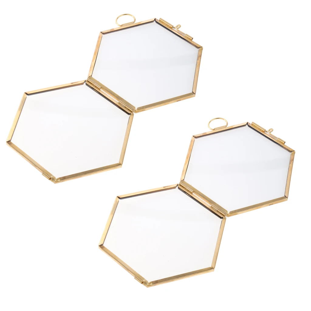 2 шт./упаковка металлическая Стеклянная фоторамка|Рамка| |