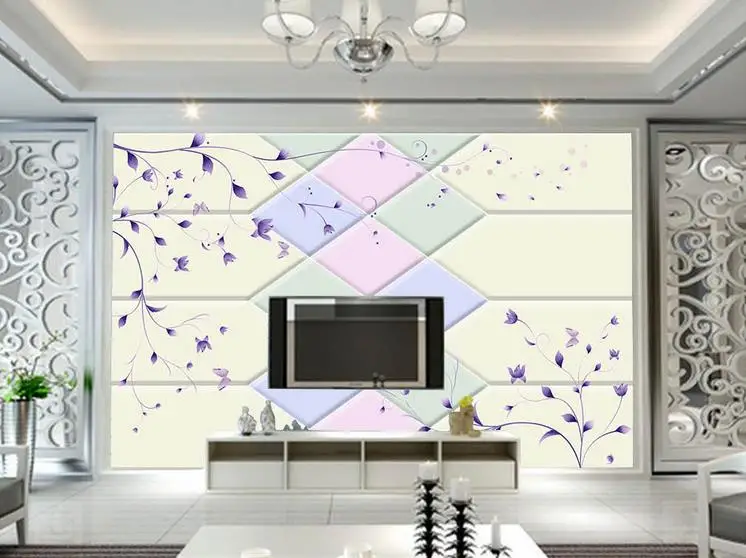 Настенные 3d обои на заказ нетканые комнатные романтический ручной рисунок