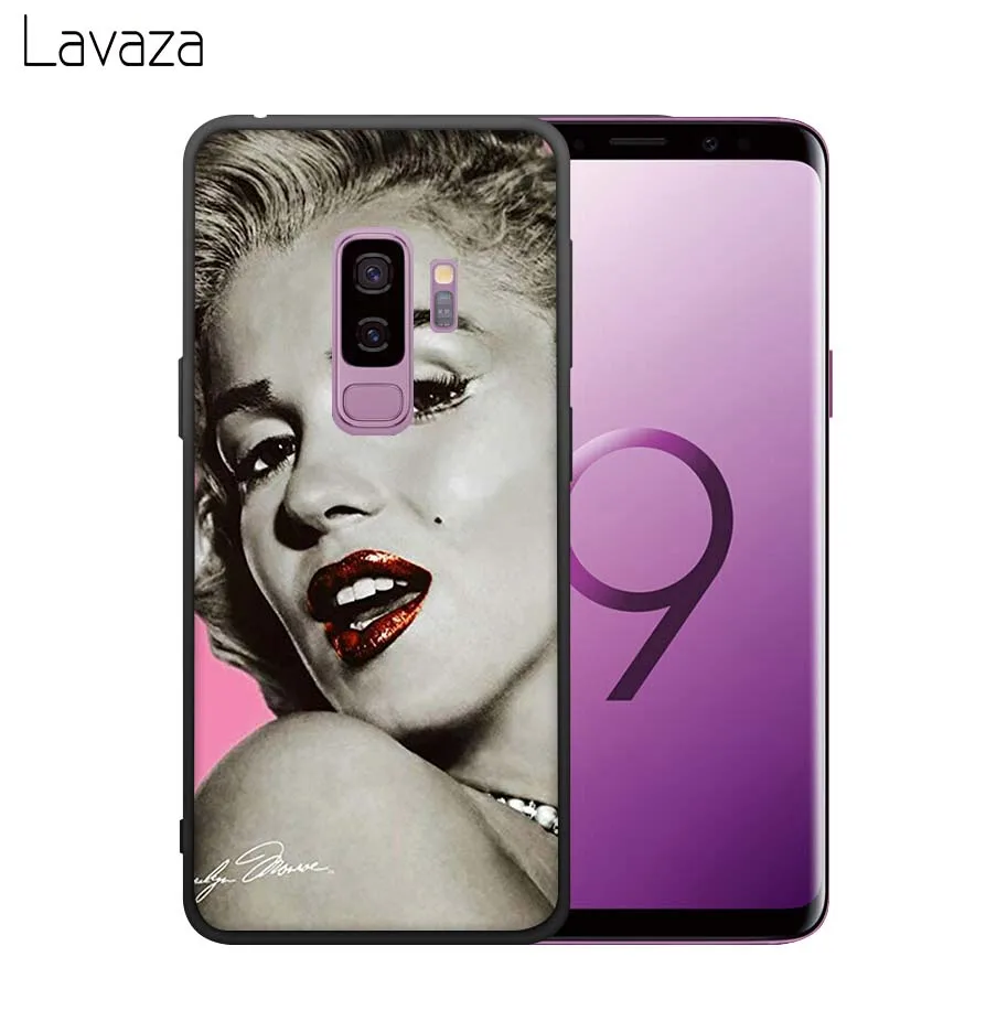 Мягкий чехол Lavaza Marilyn Monroe для Galaxy Note 8 9 S7 edge S8 S9 S10 Plus S10e M10 20 30 |