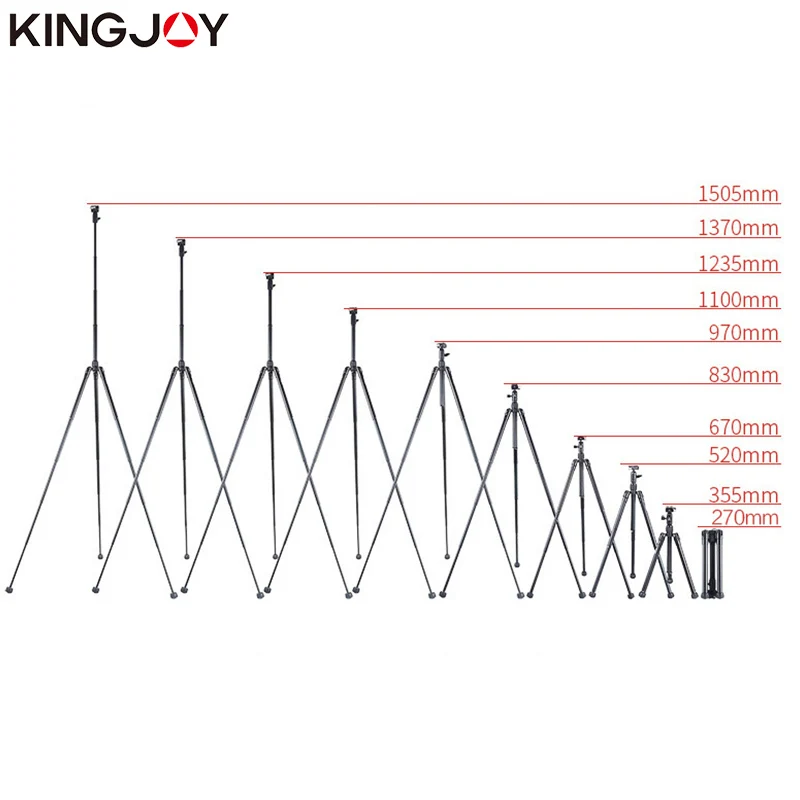 Штатив для мини камеры KINGJOY P058 алюминиевый Трипод телефона подходит