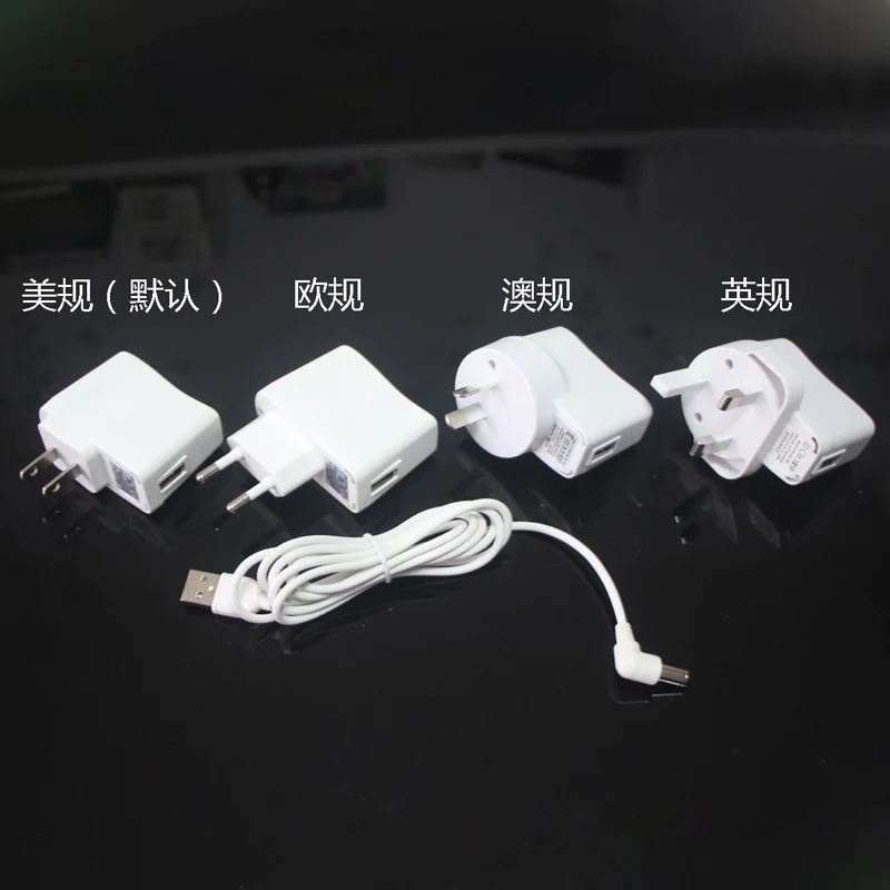 USB Зарядное устройство адаптер 100-240 В переменного тока, 50/60HZ Выход 5V 1A для Светодиодный Шар куб стул стол столб 1 шт