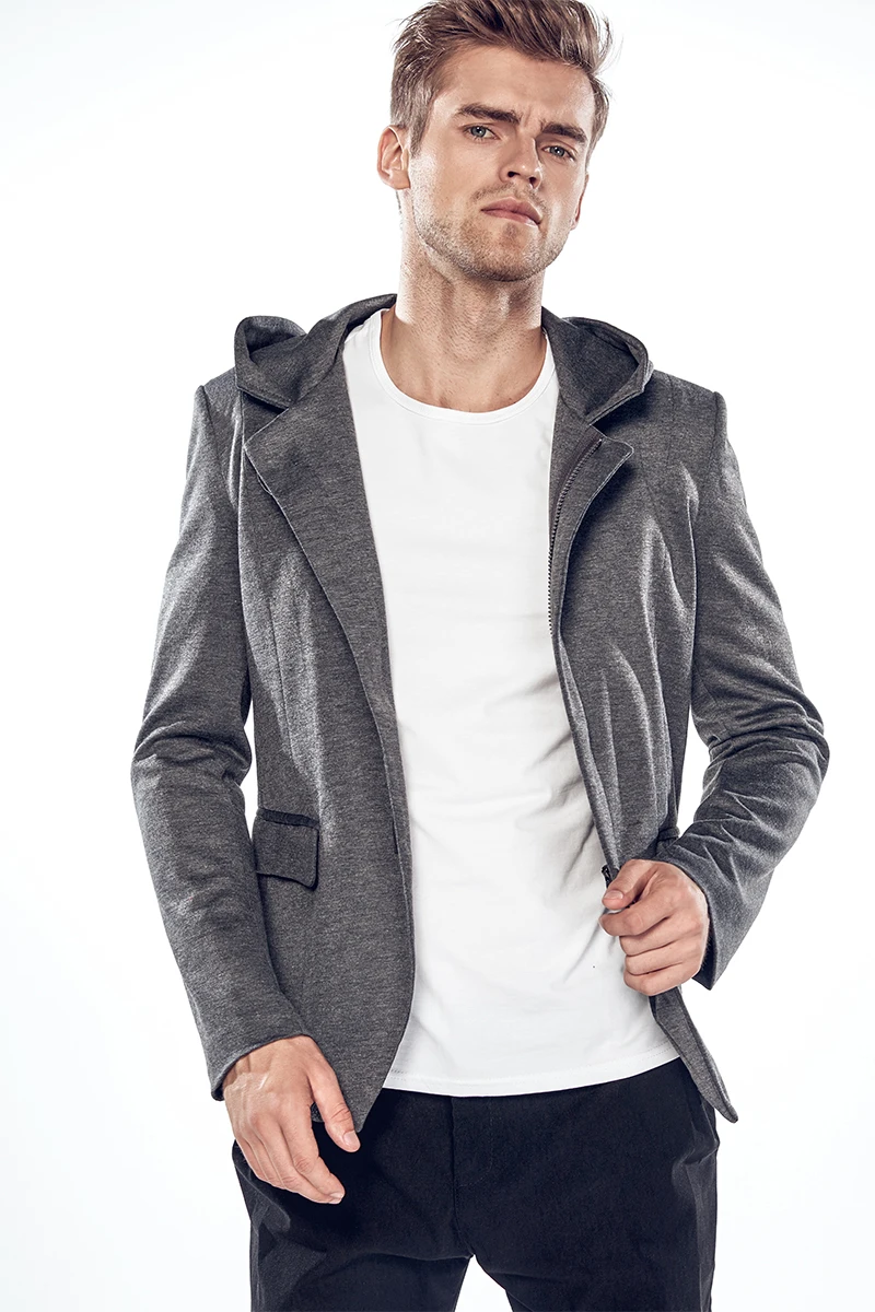 Новые осенне-зимние мужские спортивные пиджаки пальто Двусторонняя Большой тела